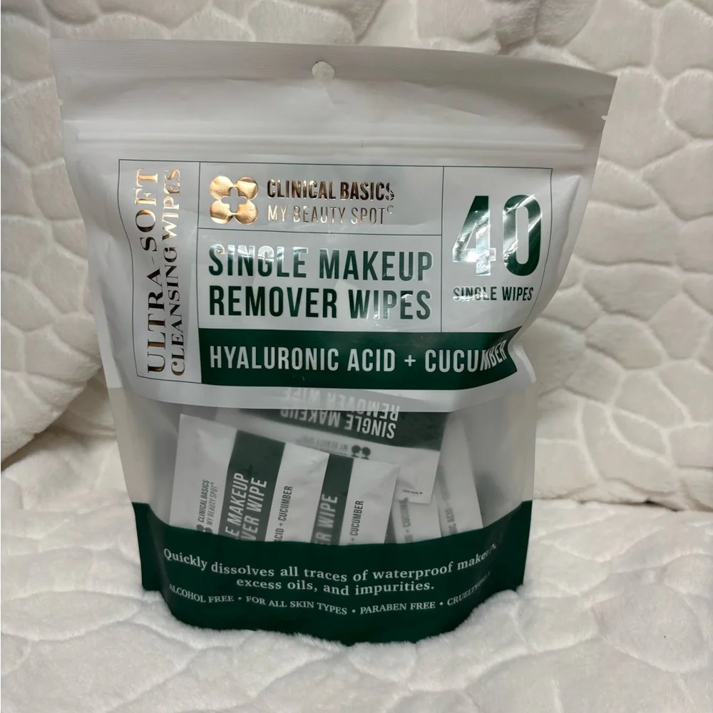 Hyaluronic Acid + Cucumber Single Makeup Remover Wipes - Picture 9 of 9